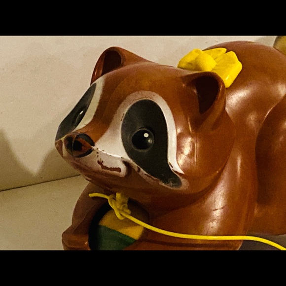 Vintage Fisher Price Raccoon - Picture 6 of 8